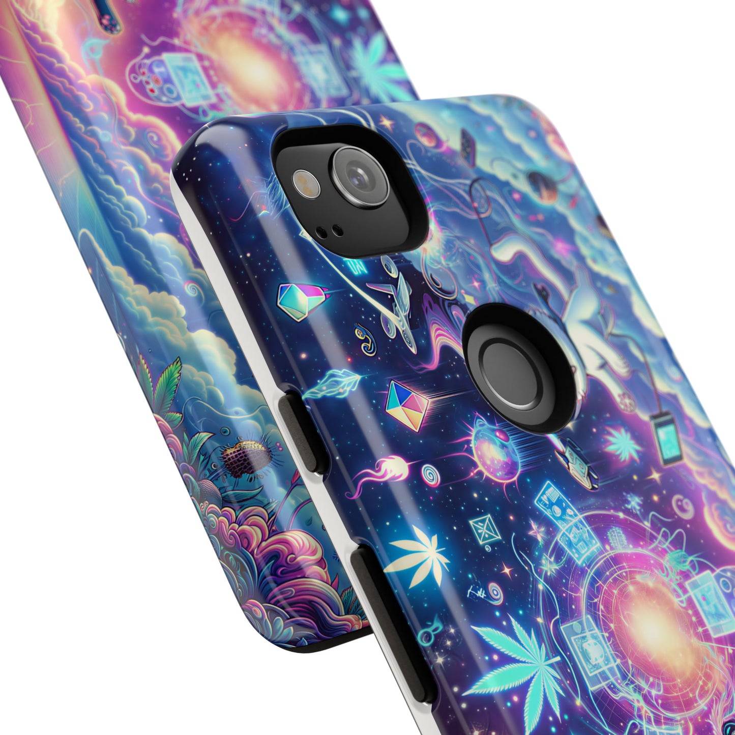 Cat Space Weed Magic Phone Case 2