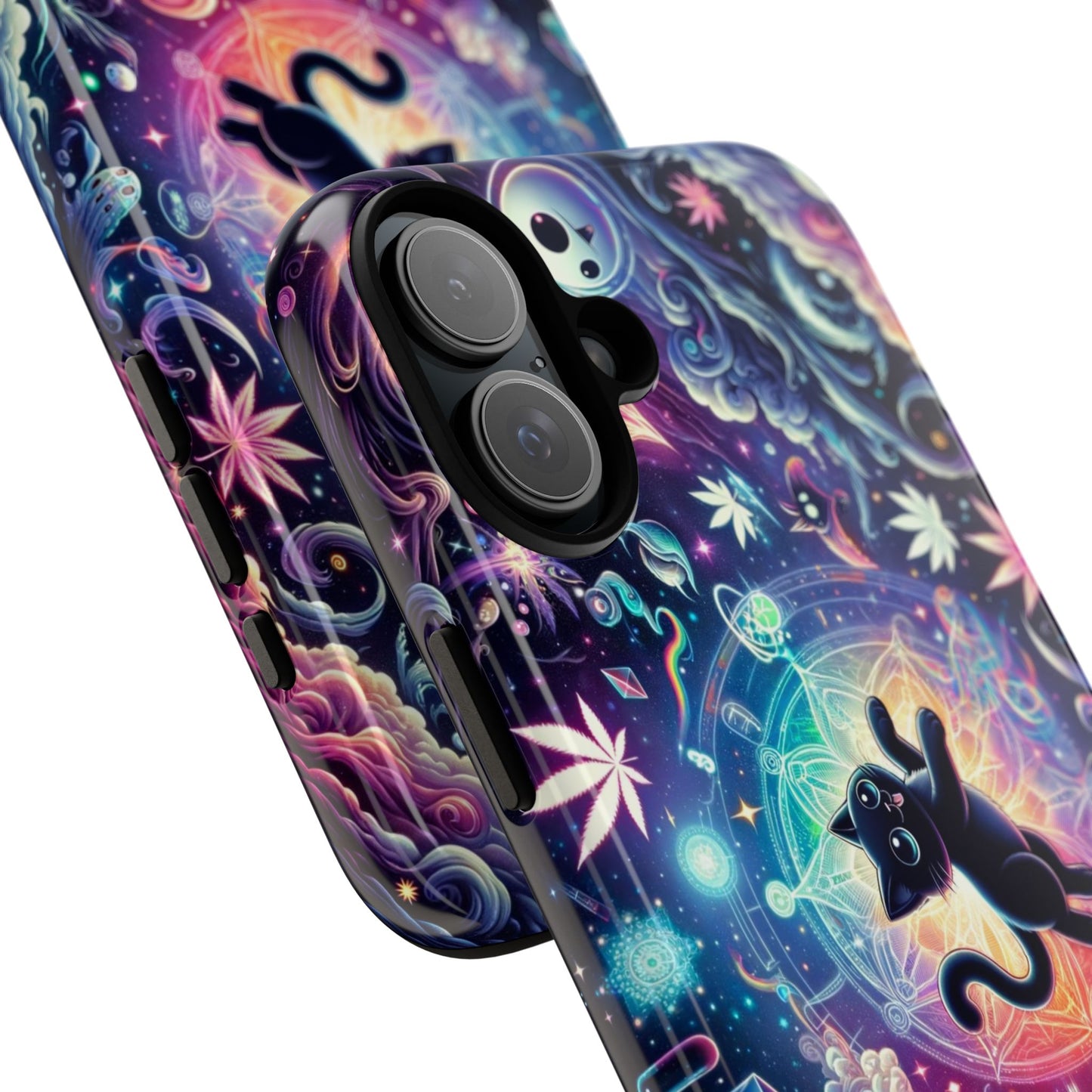 Cat Space Weed Magic Phone Case