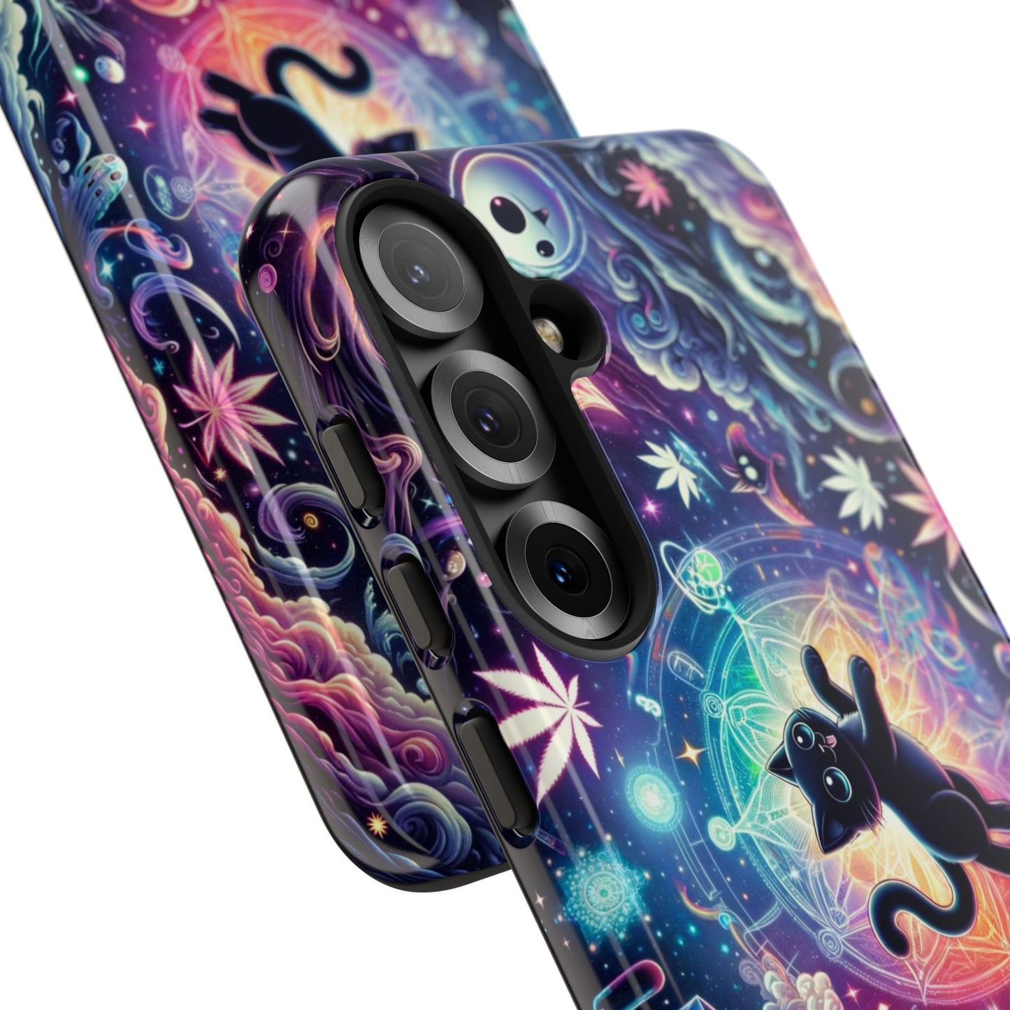 Cat Space Weed Magic Phone Case