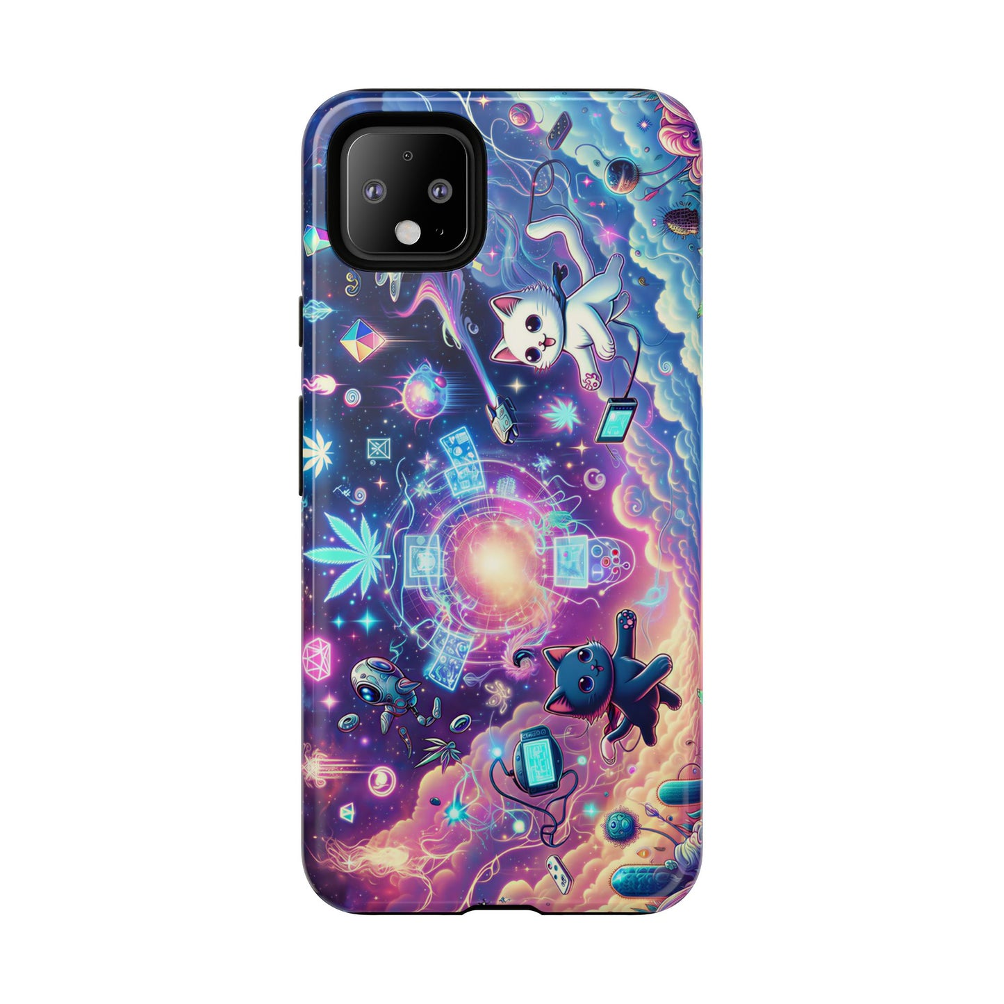Cat Space Weed Magic Phone Case 2