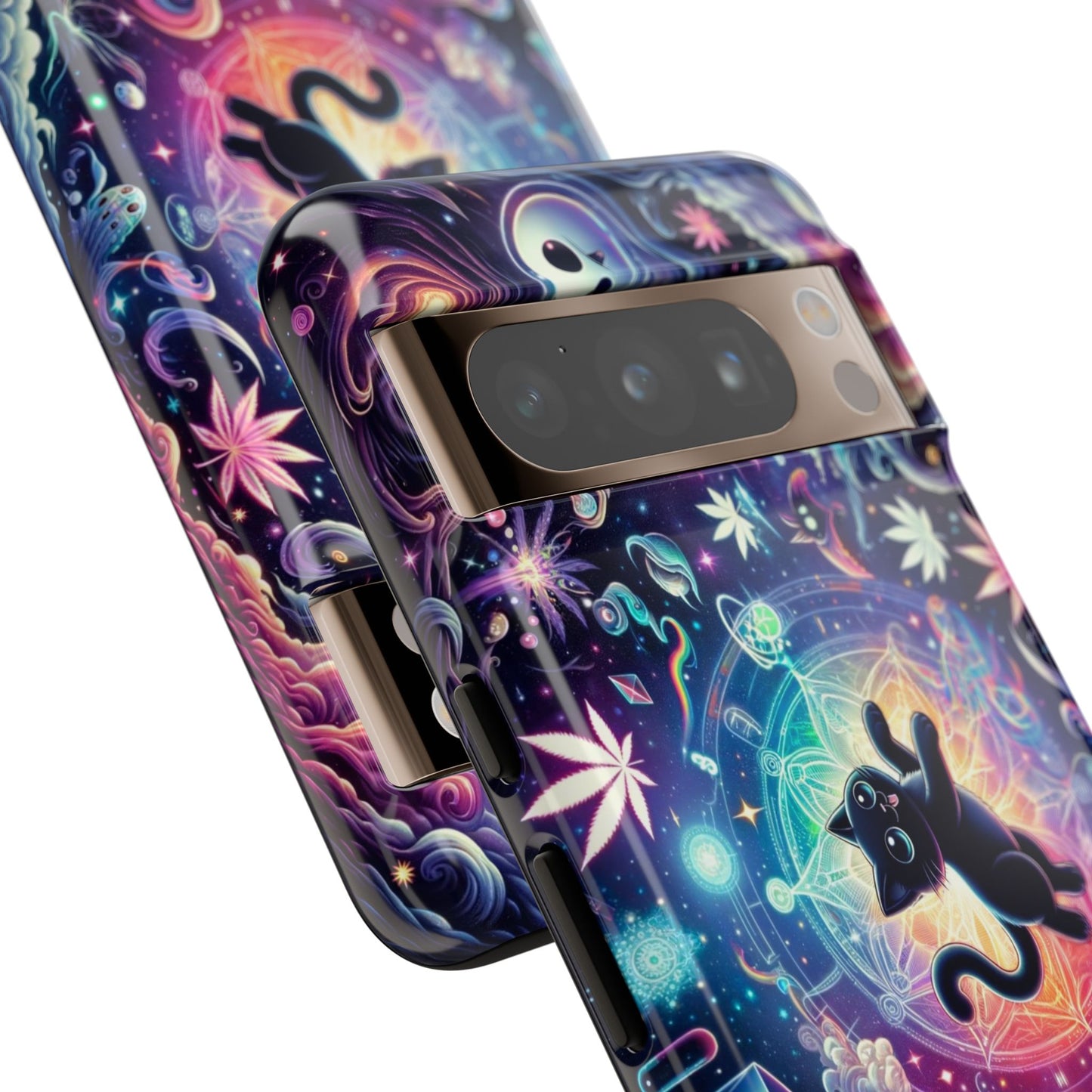 Cat Space Weed Magic Phone Case