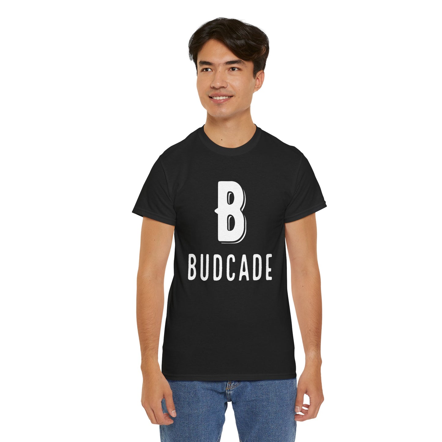 Budcade Blackout (White on Black) - Unisex T-Shirt