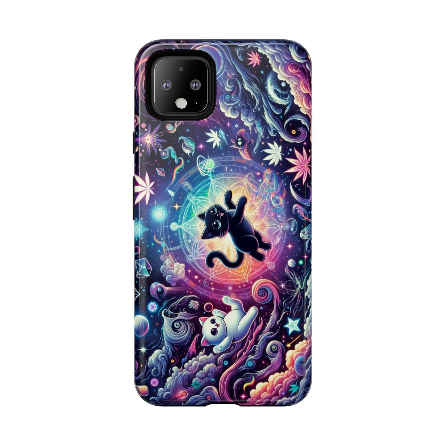 Cat Space Weed Magic Phone Case