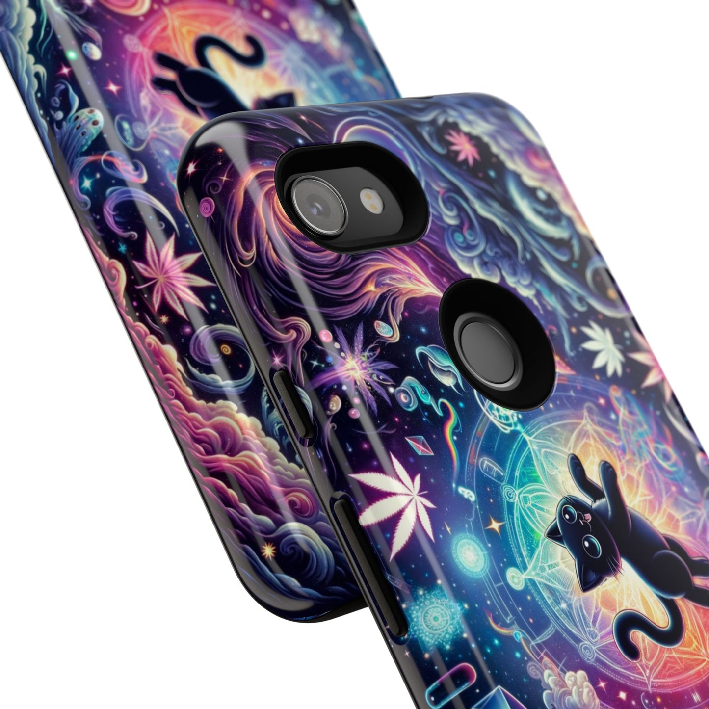 Cat Space Weed Magic Phone Case