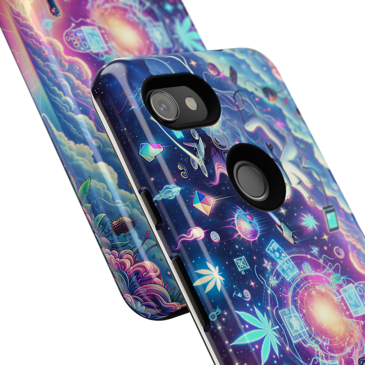Cat Space Weed Magic Phone Case 2