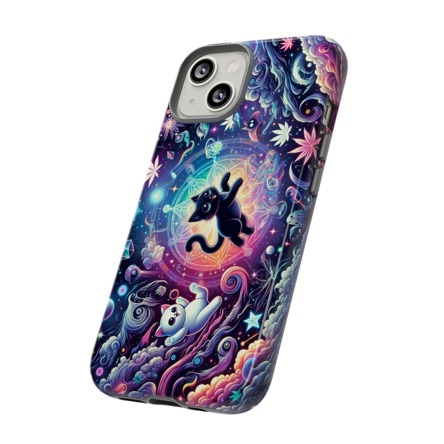 Cat Space Weed Magic Phone Case