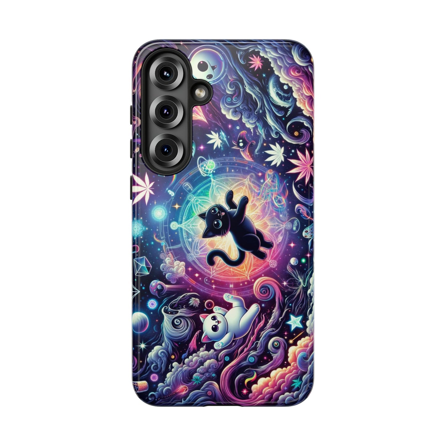 Cat Space Weed Magic Phone Case