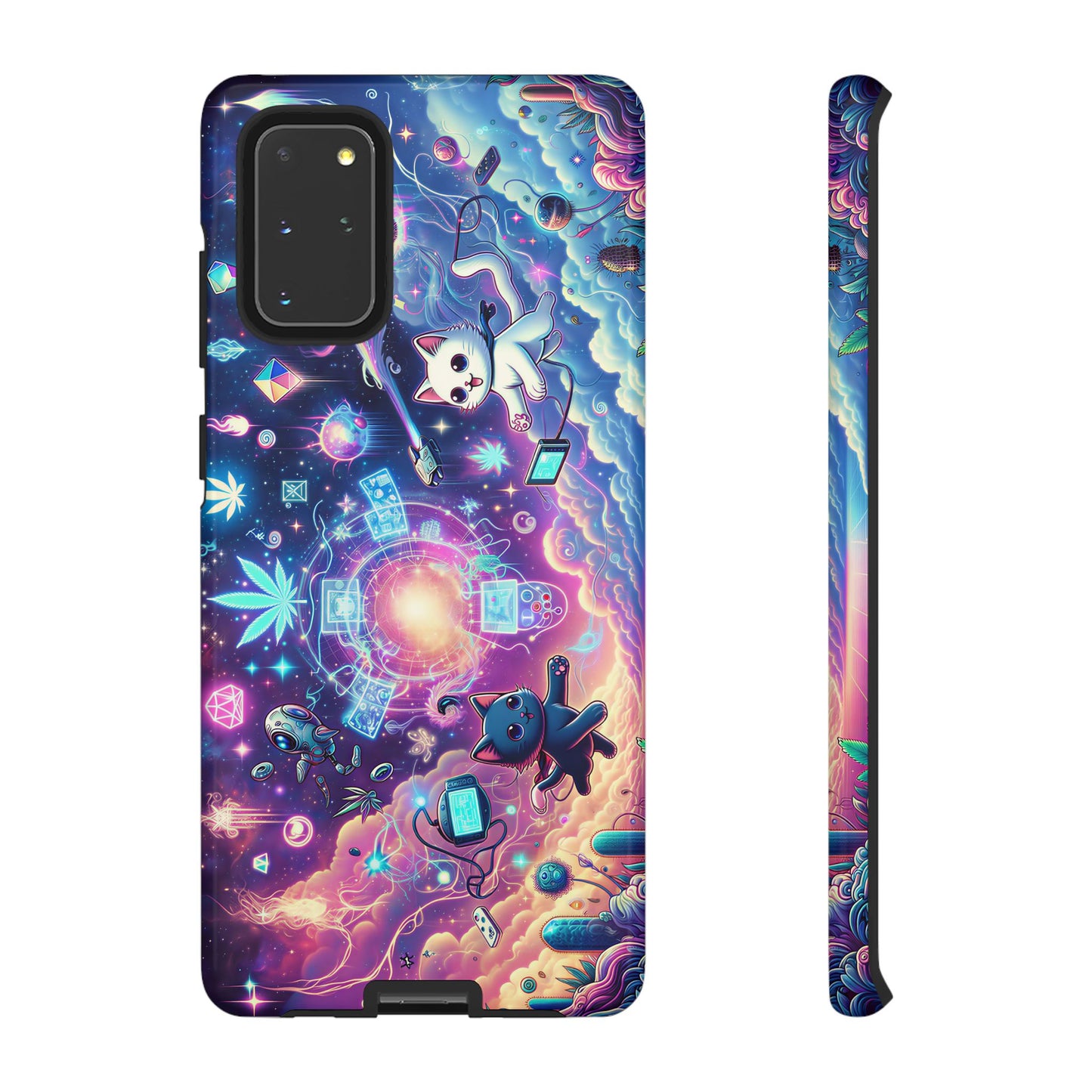 Cat Space Weed Magic Phone Case 2