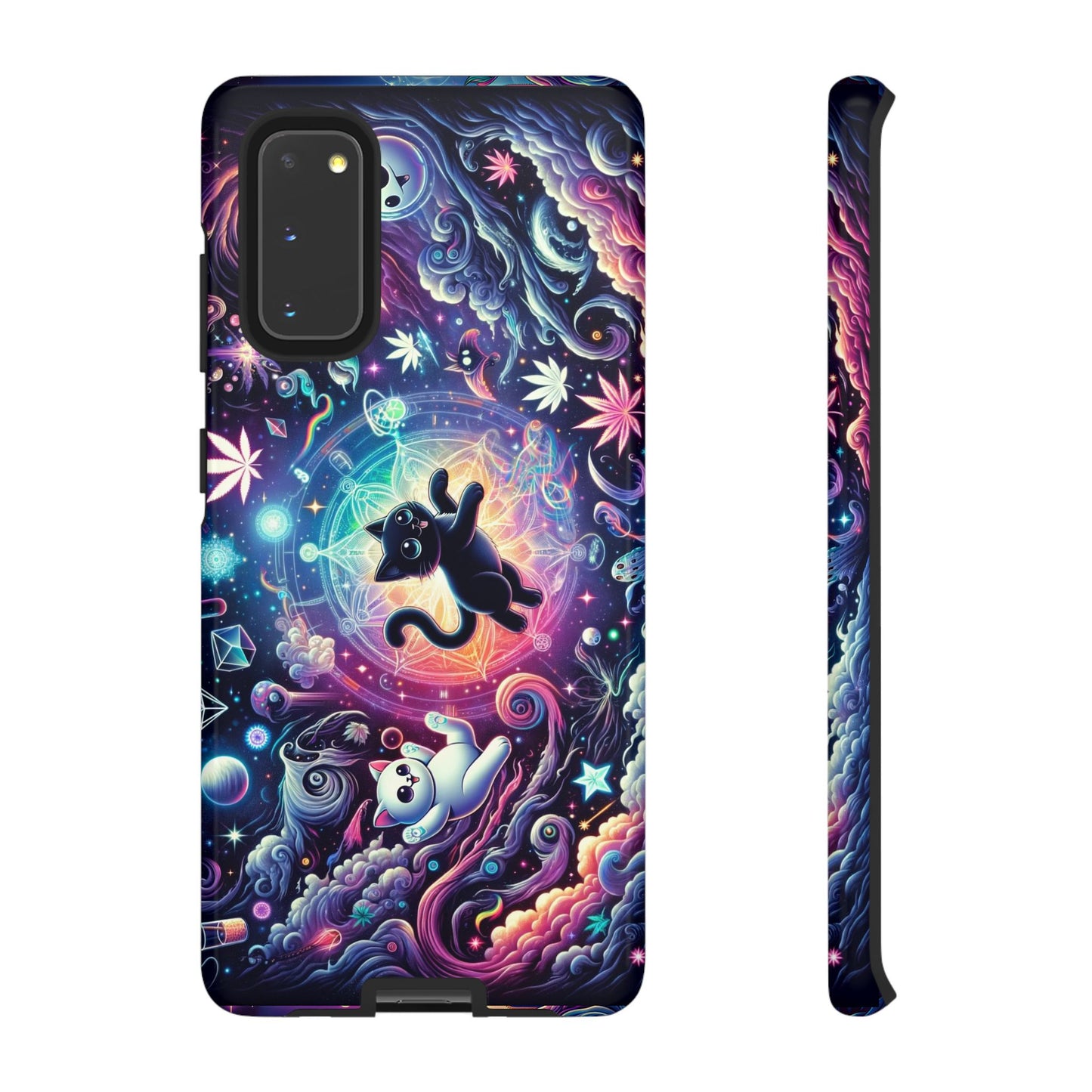 Cat Space Weed Magic Phone Case