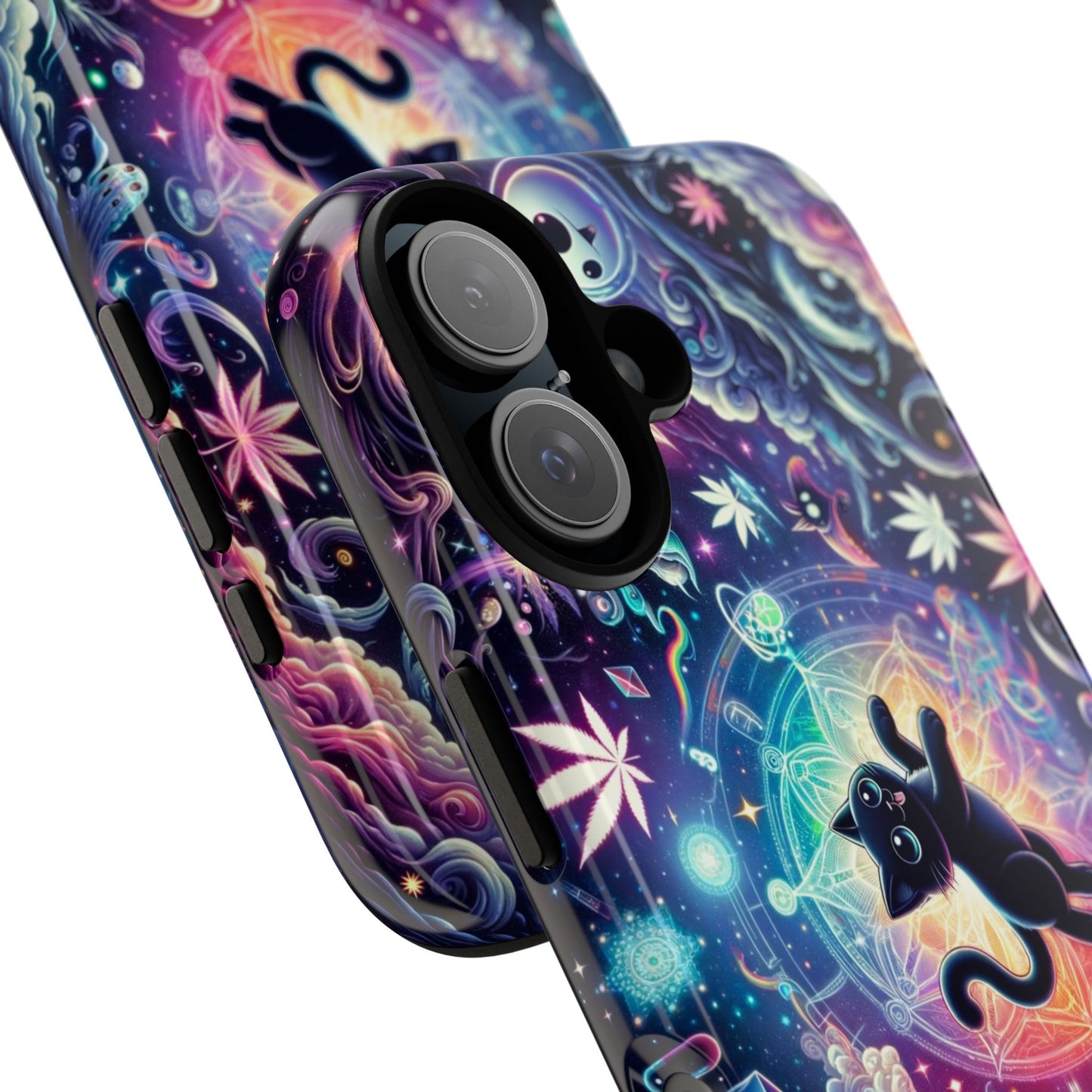 Cat Space Weed Magic Phone Case