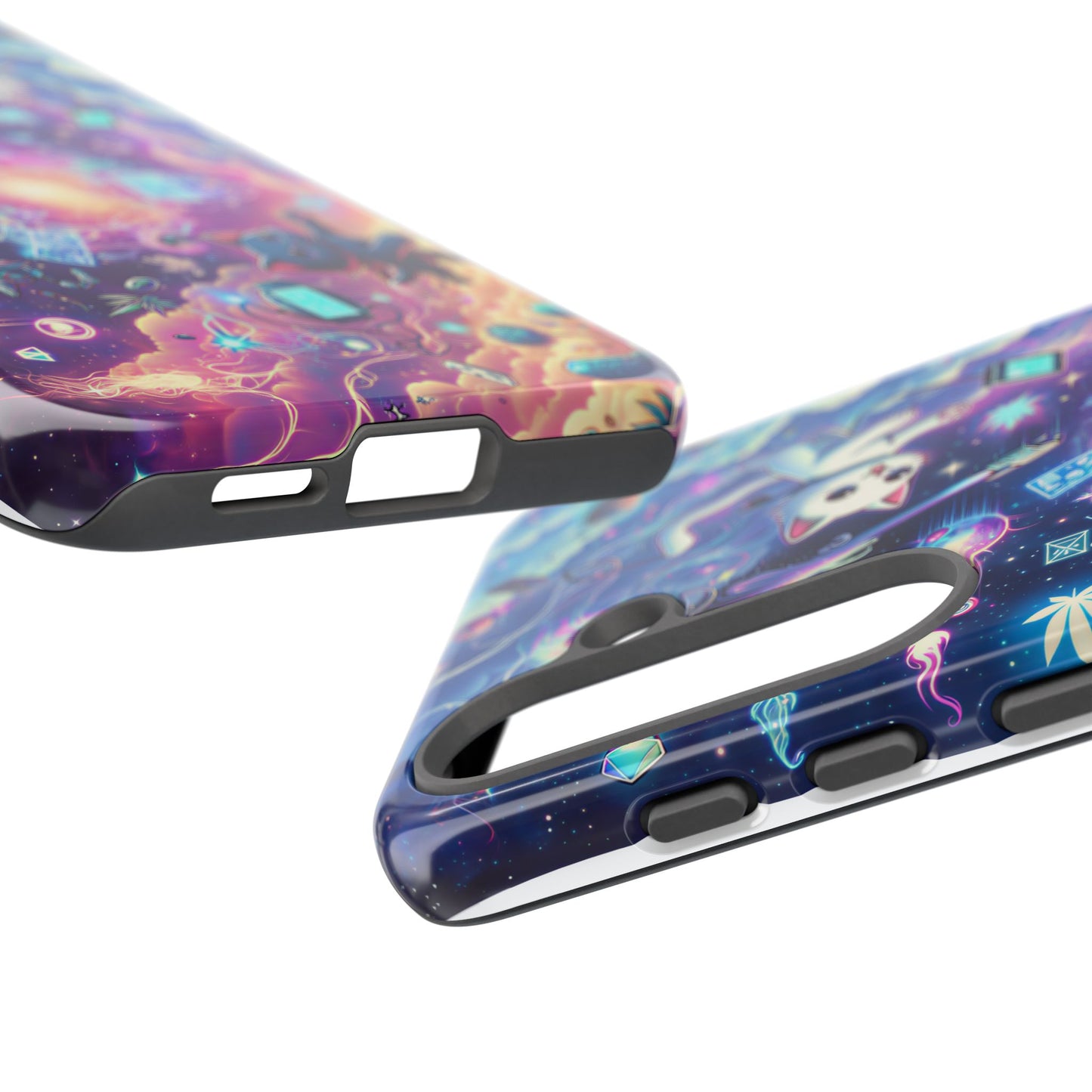Cat Space Weed Magic Phone Case 2