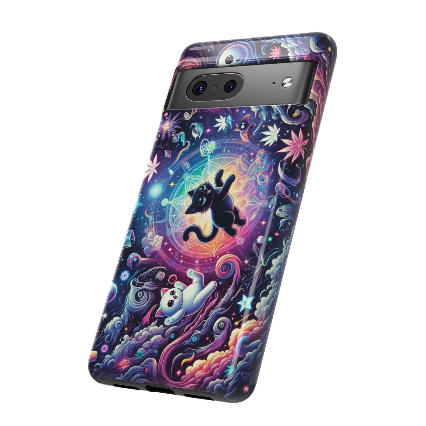 Cat Space Weed Magic Phone Case