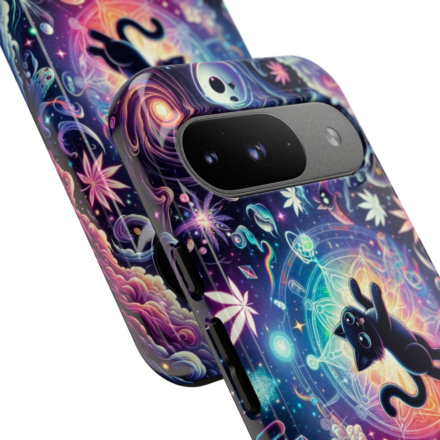 Cat Space Weed Magic Phone Case