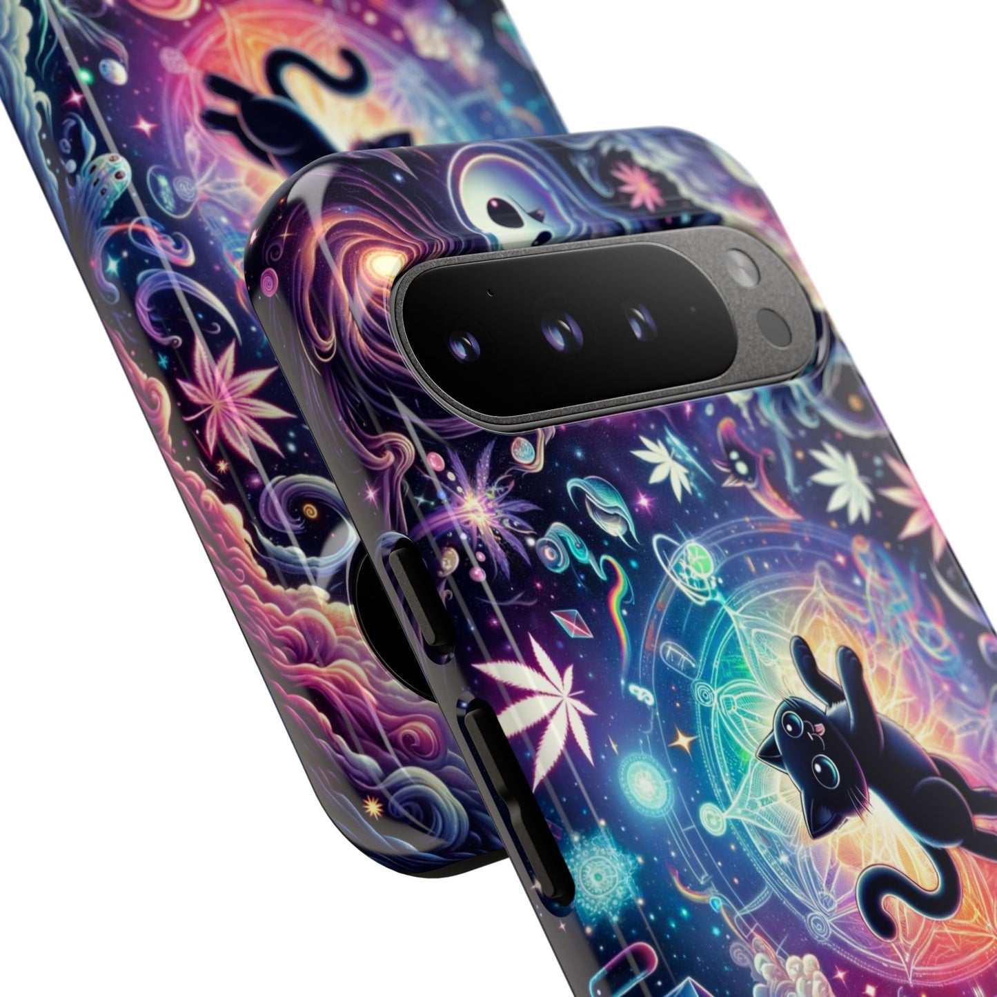 Cat Space Weed Magic Phone Case