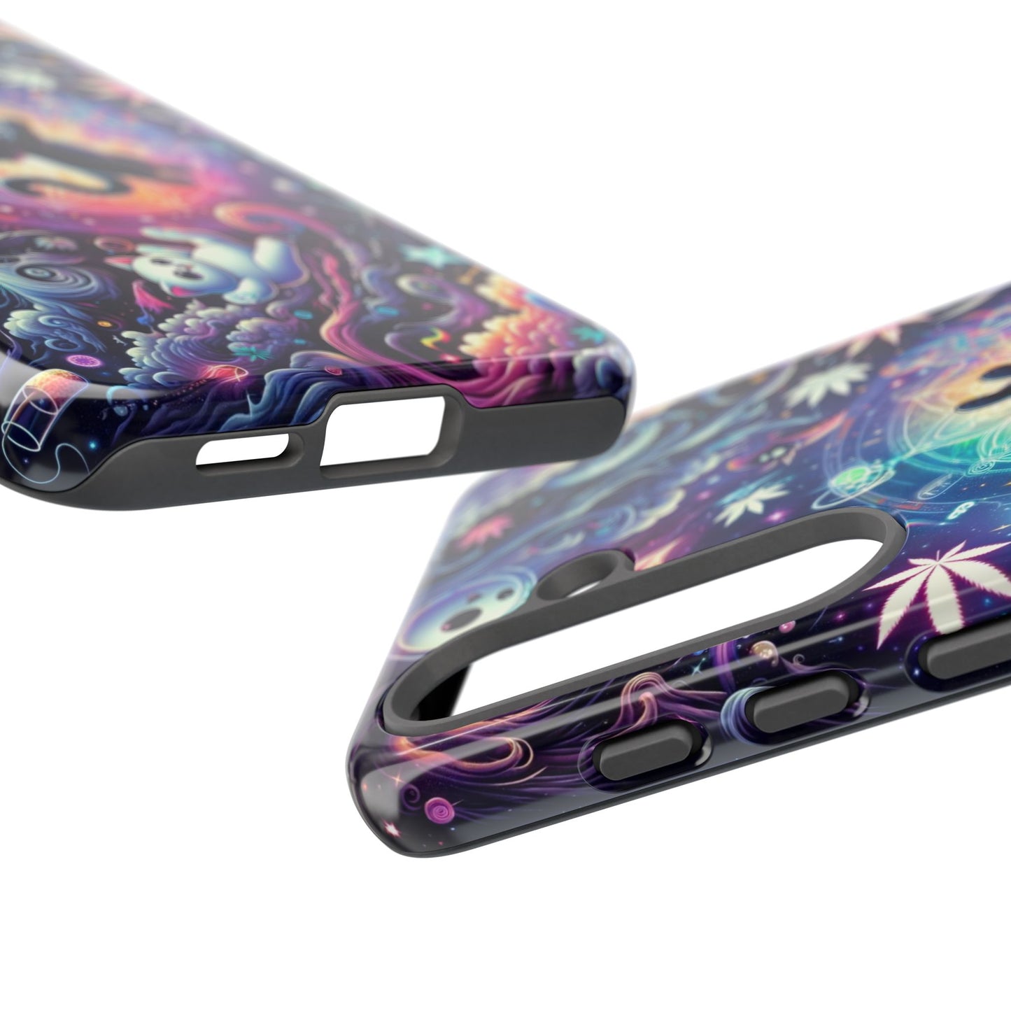 Cat Space Weed Magic Phone Case