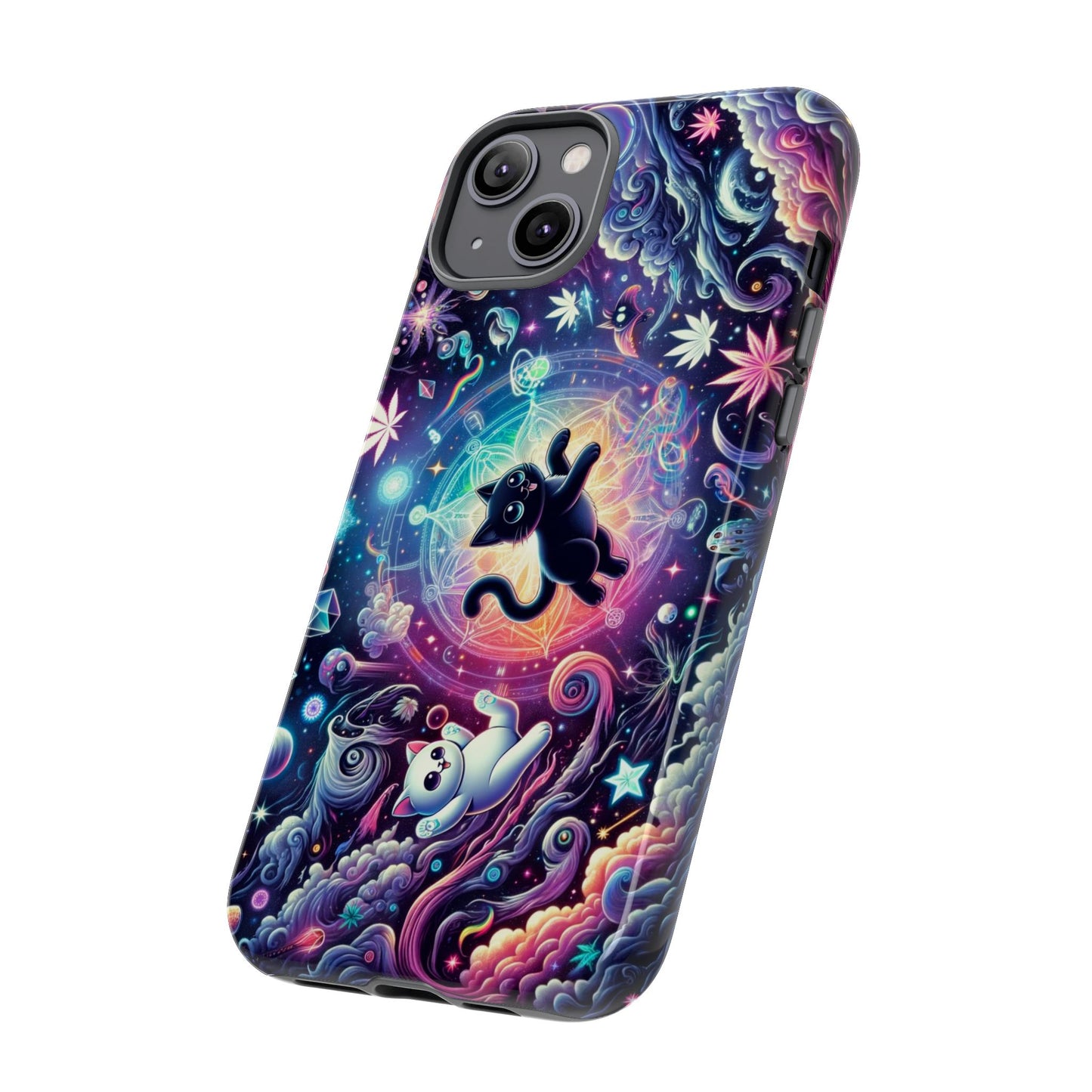 Cat Space Weed Magic Phone Case