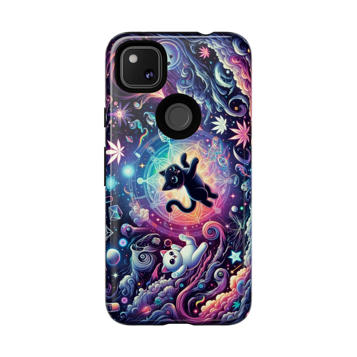 Cat Space Weed Magic Phone Case