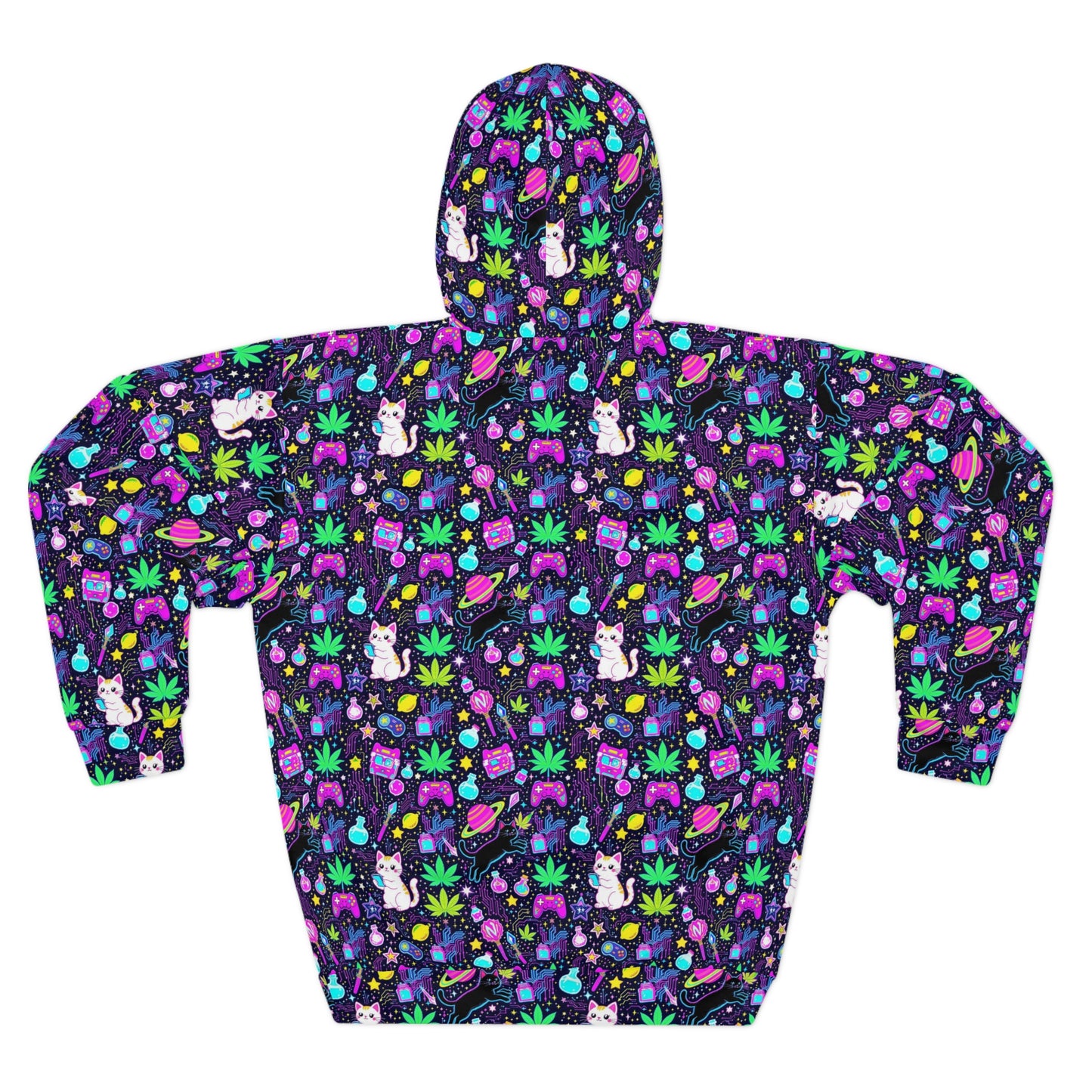 Budcade Cat Space Weed Magic Hoodie 2