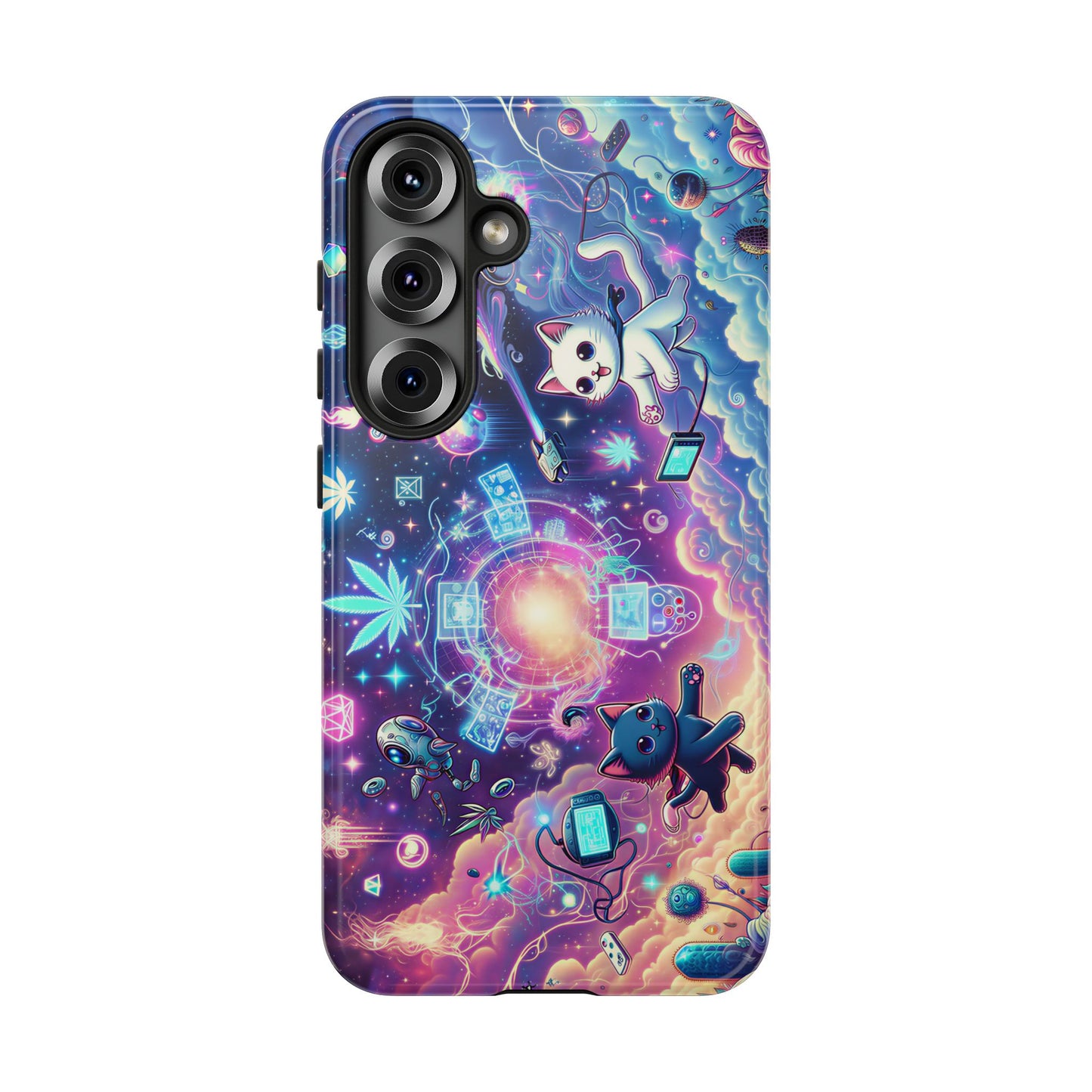 Cat Space Weed Magic Phone Case 2