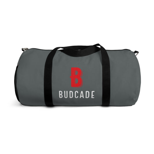 Budcade Official Duffel Bag (Red on Gray)