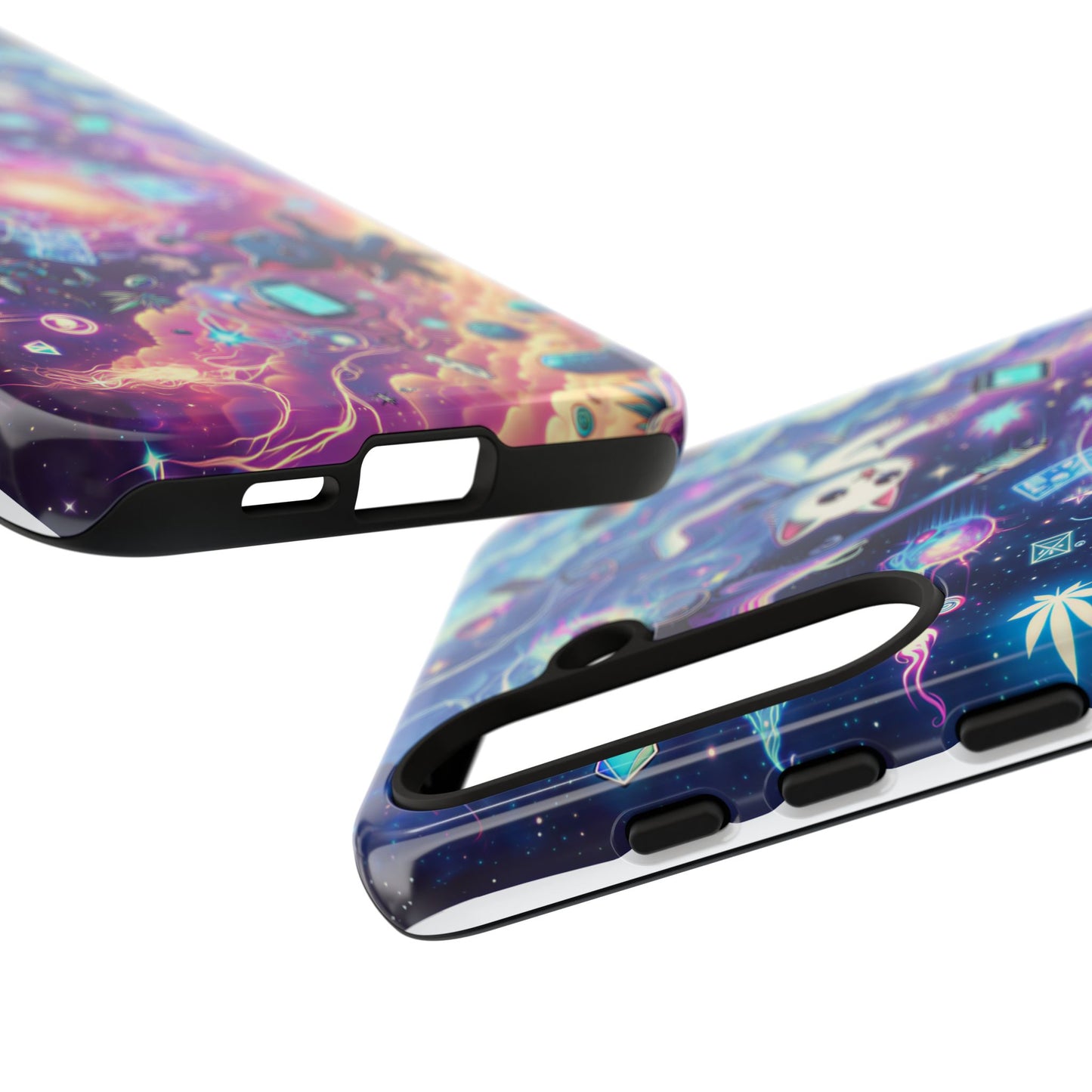 Cat Space Weed Magic Phone Case 2