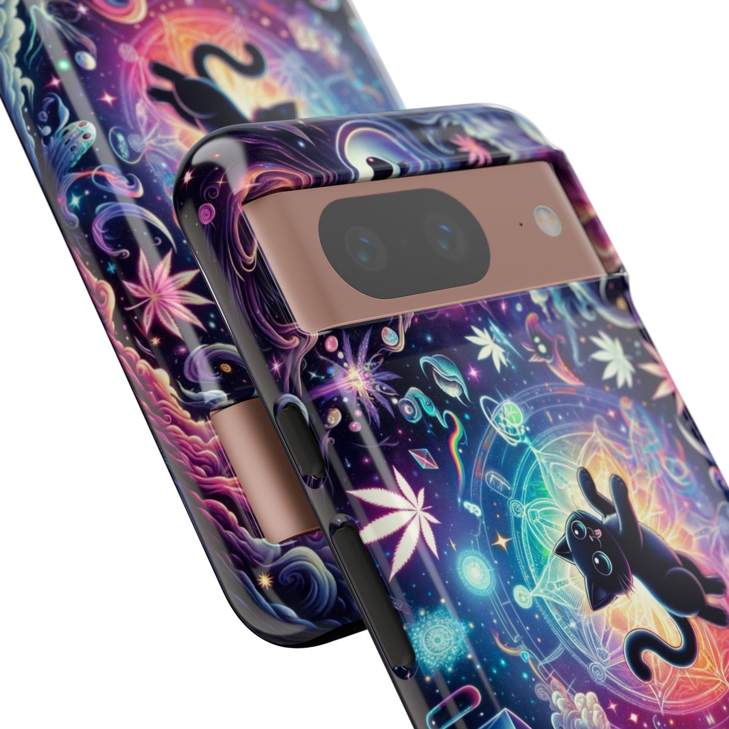 Cat Space Weed Magic Phone Case
