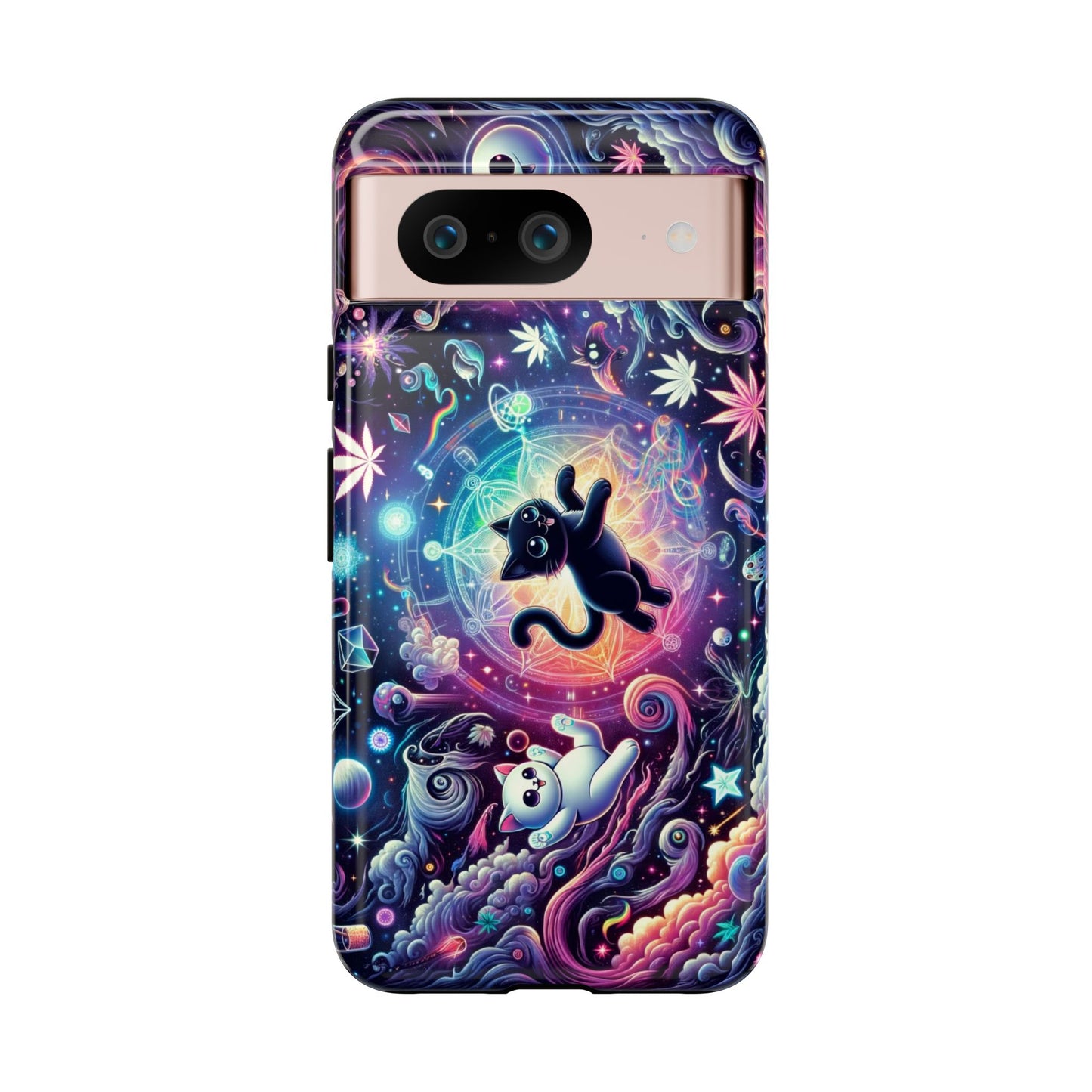 Cat Space Weed Magic Phone Case