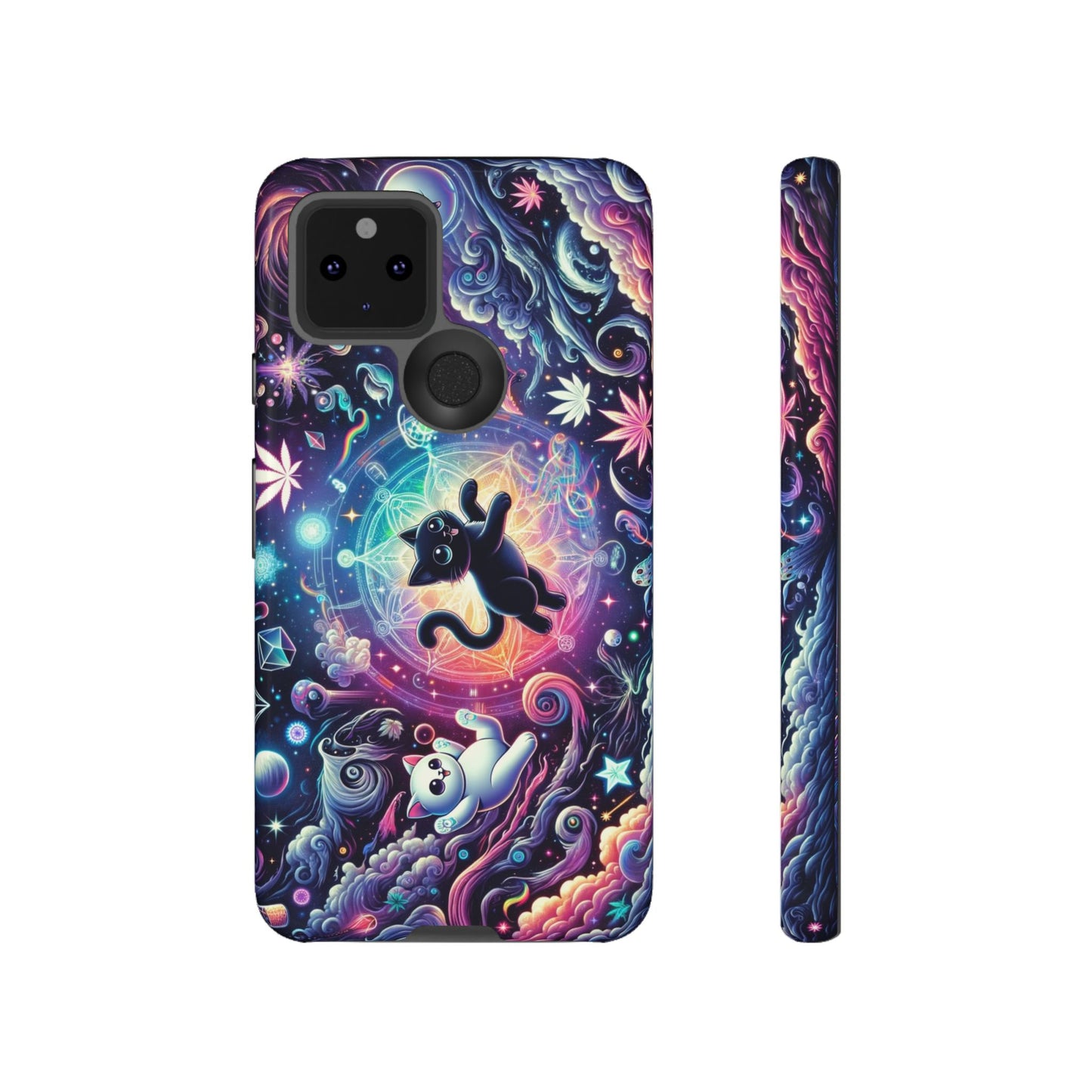 Cat Space Weed Magic Phone Case