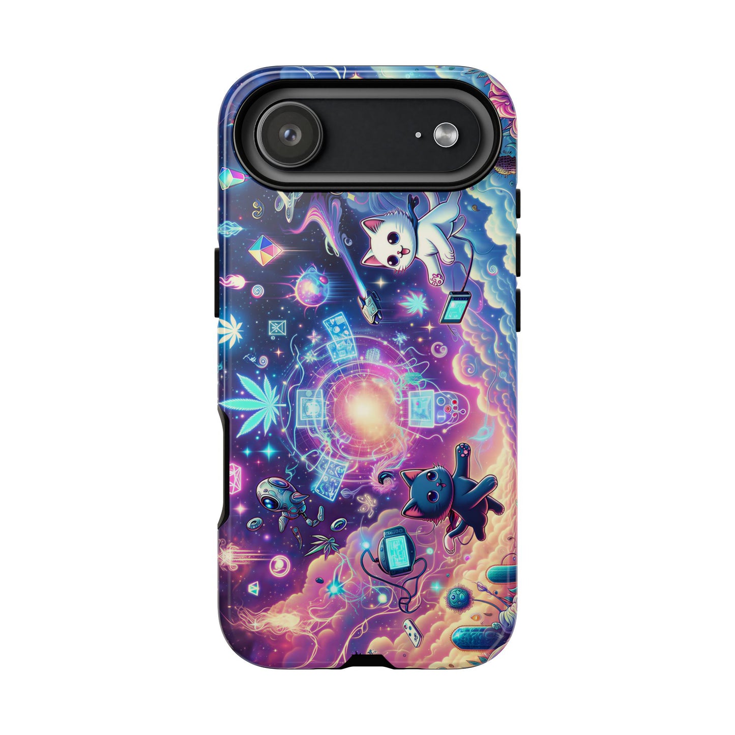 Cat Space Weed Magic Phone Case 2