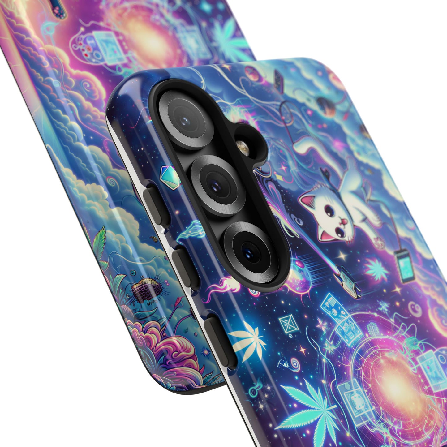 Cat Space Weed Magic Phone Case 2