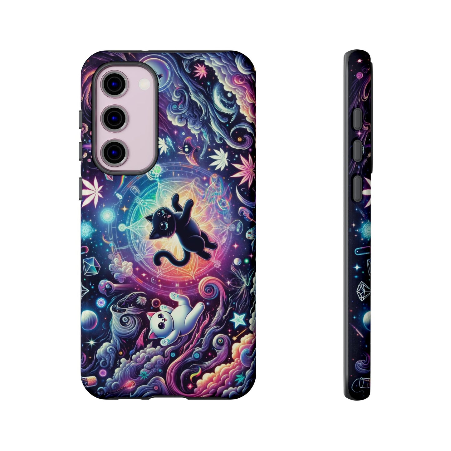 Cat Space Weed Magic Phone Case