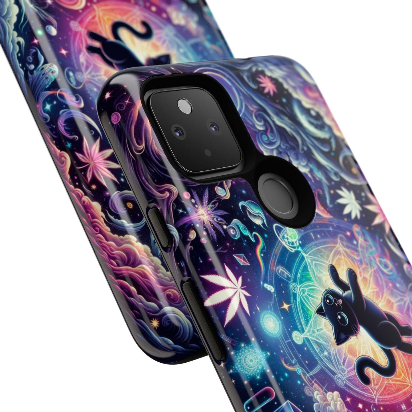 Cat Space Weed Magic Phone Case