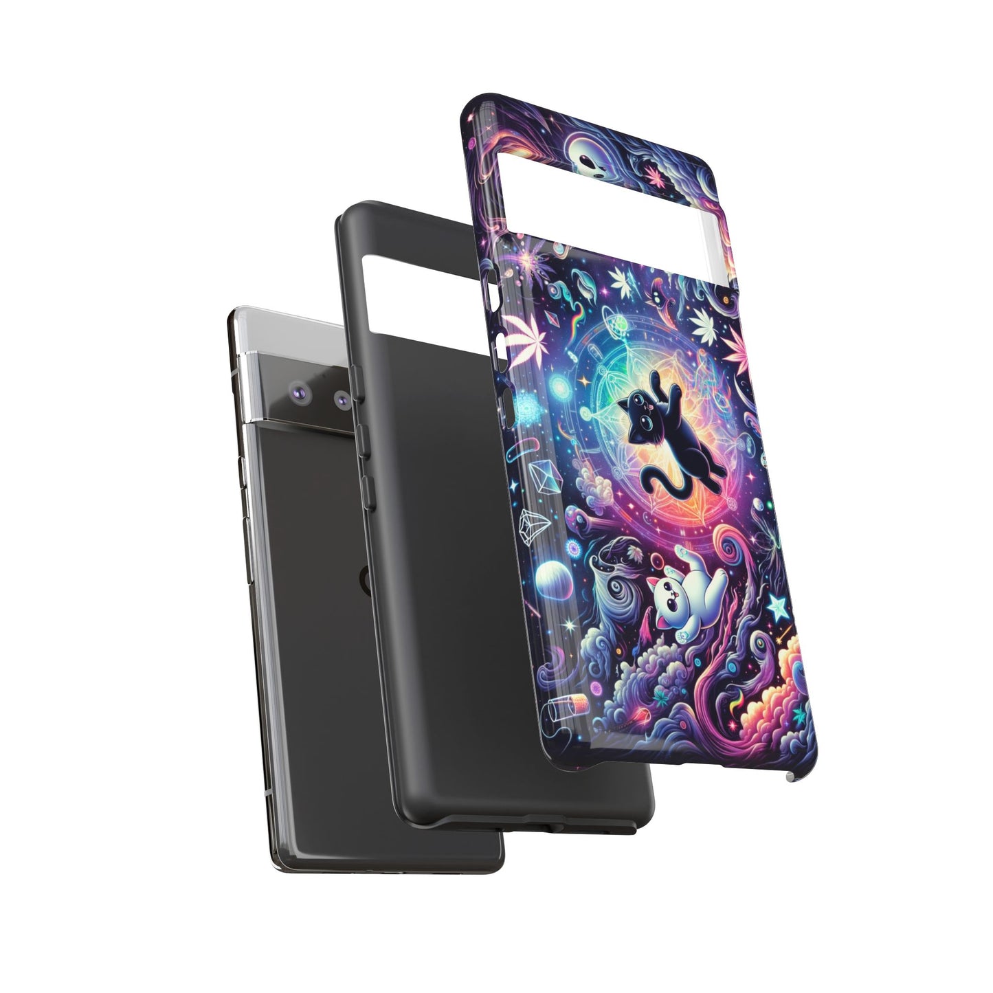 Cat Space Weed Magic Phone Case
