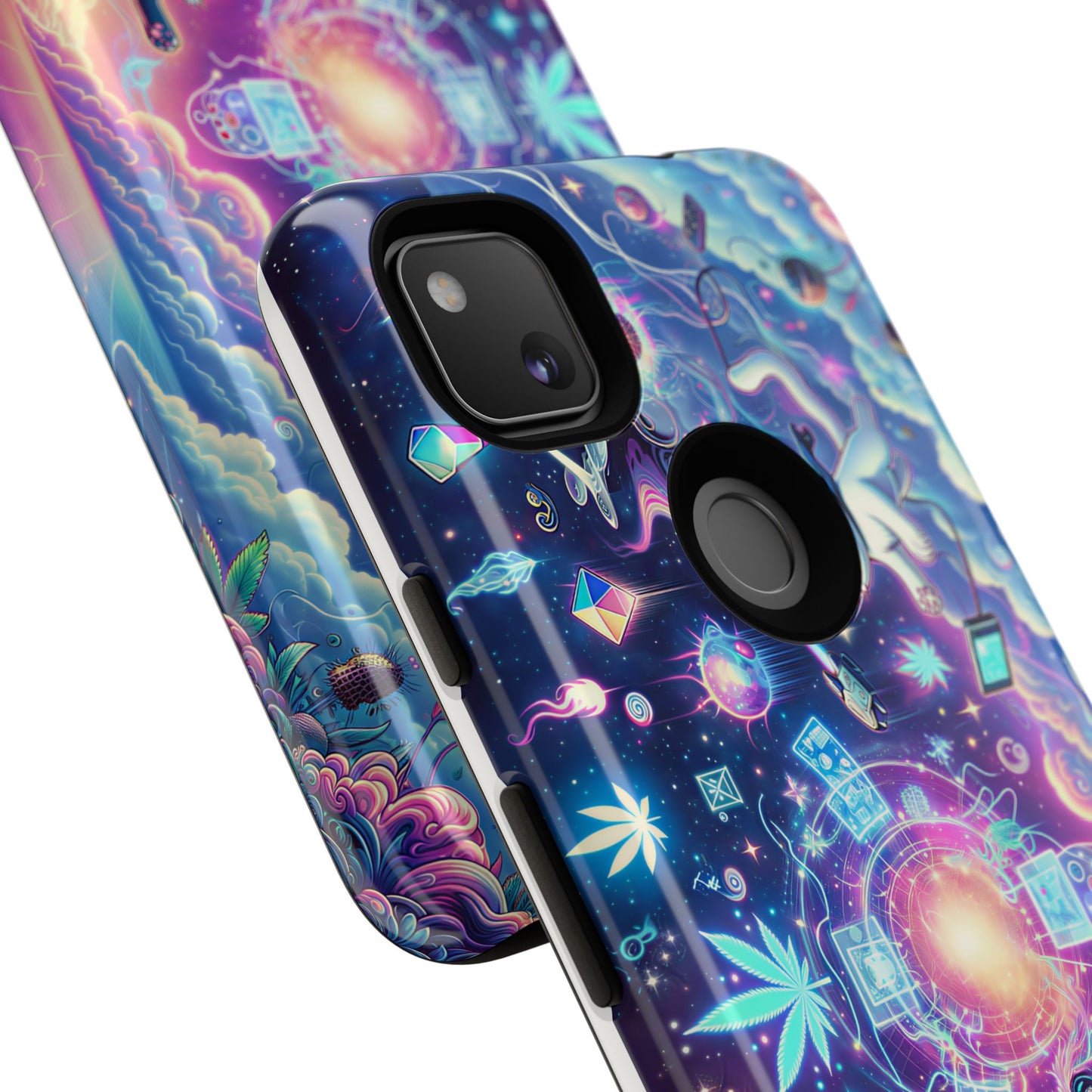 Cat Space Weed Magic Phone Case 2