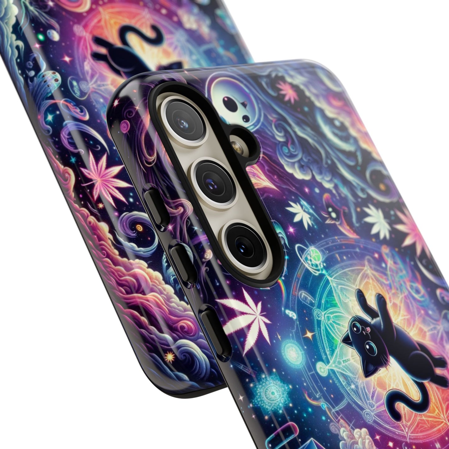 Cat Space Weed Magic Phone Case
