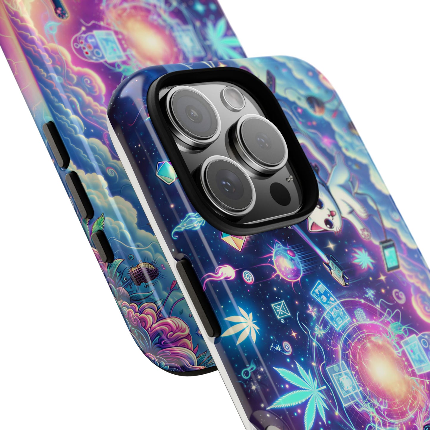 Cat Space Weed Magic Phone Case 2