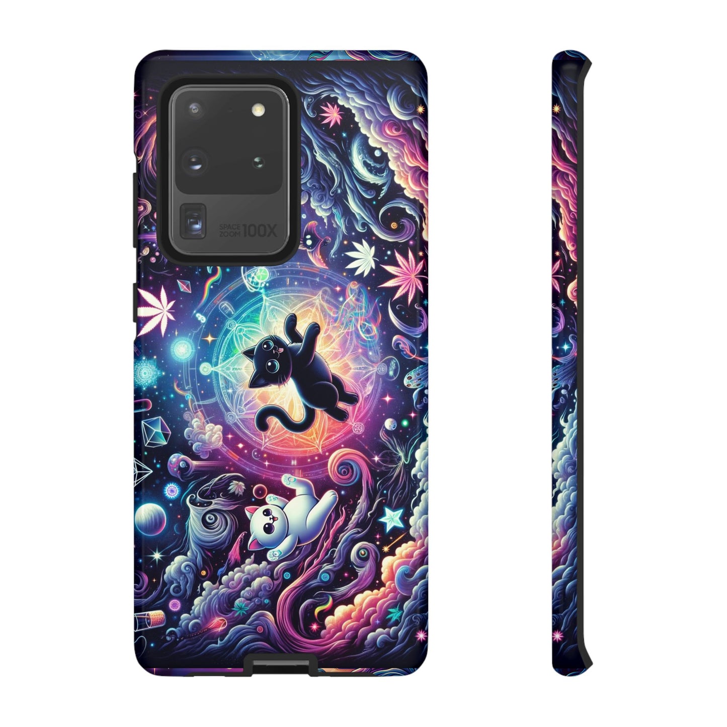 Cat Space Weed Magic Phone Case