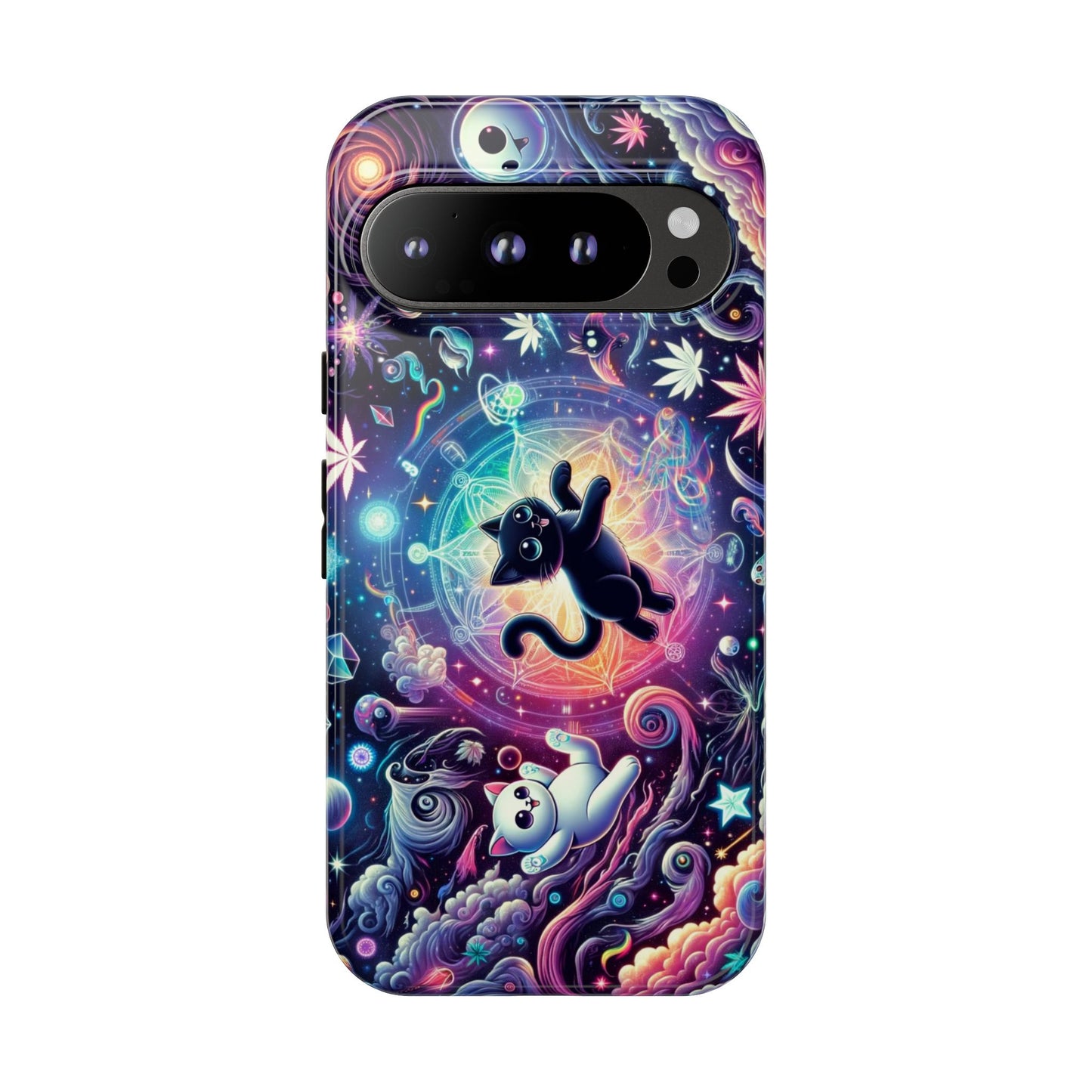 Cat Space Weed Magic Phone Case