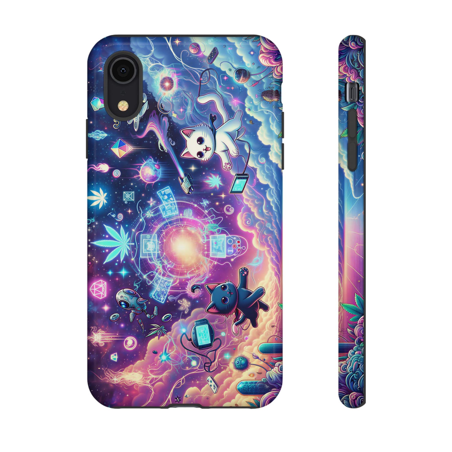Cat Space Weed Magic Phone Case 2