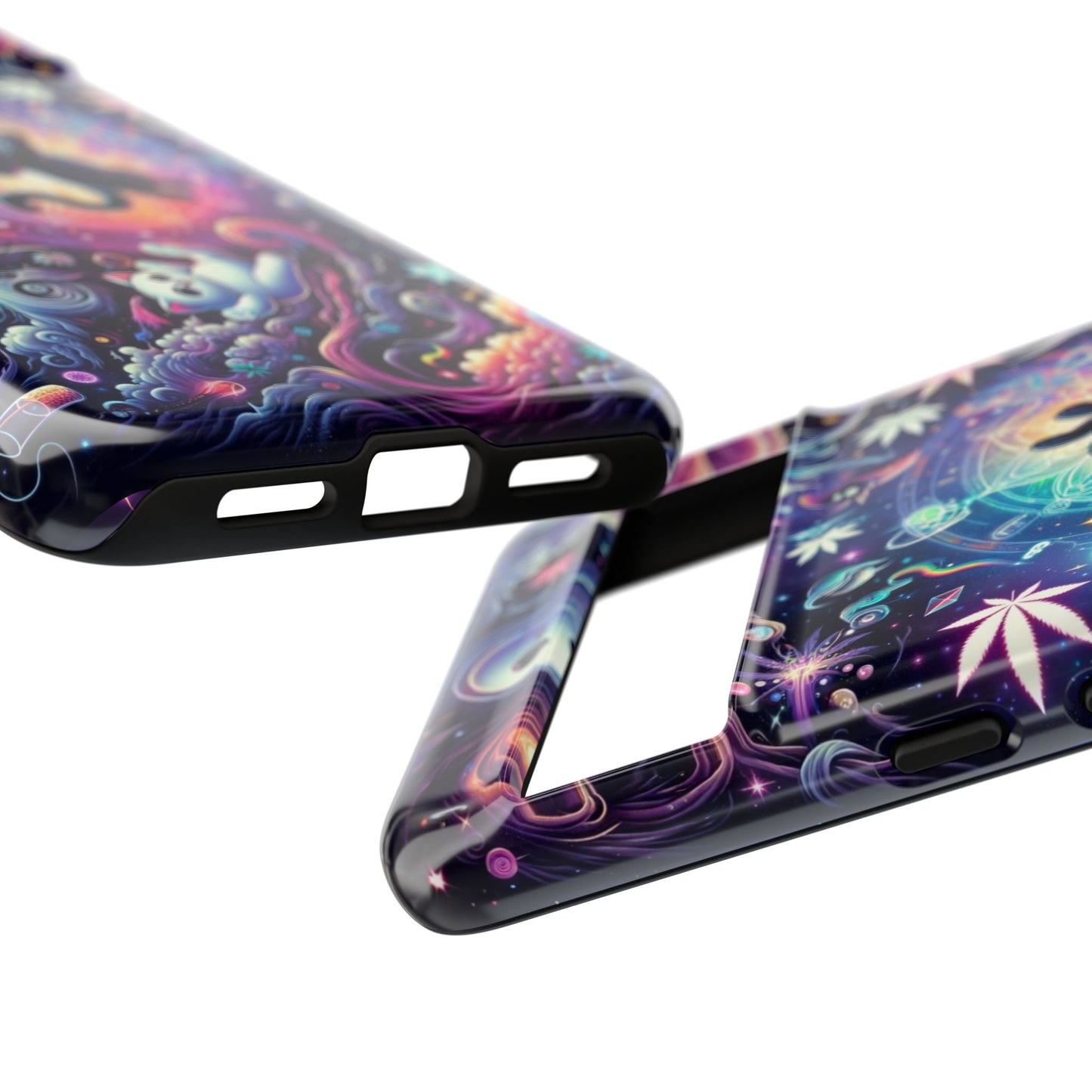 Cat Space Weed Magic Phone Case