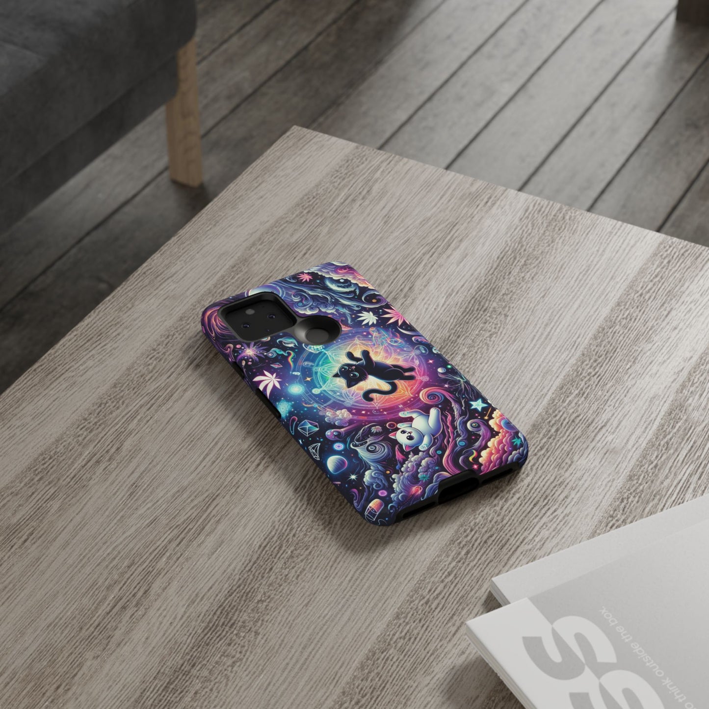 Cat Space Weed Magic Phone Case
