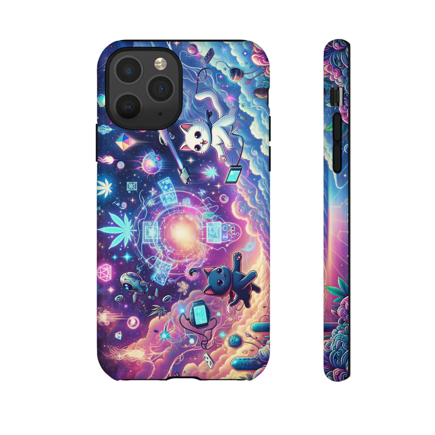 Cat Space Weed Magic Phone Case 2