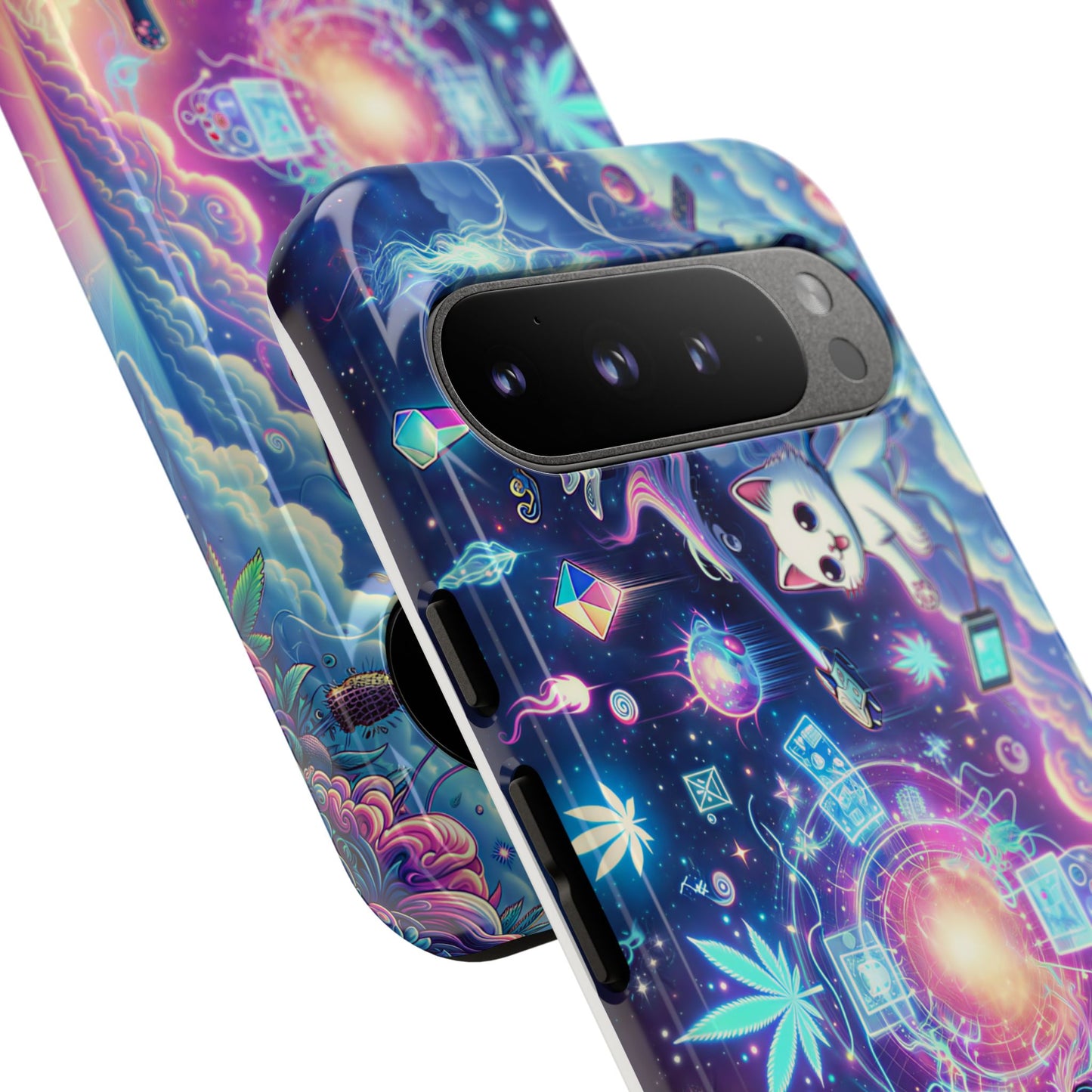 Cat Space Weed Magic Phone Case 2