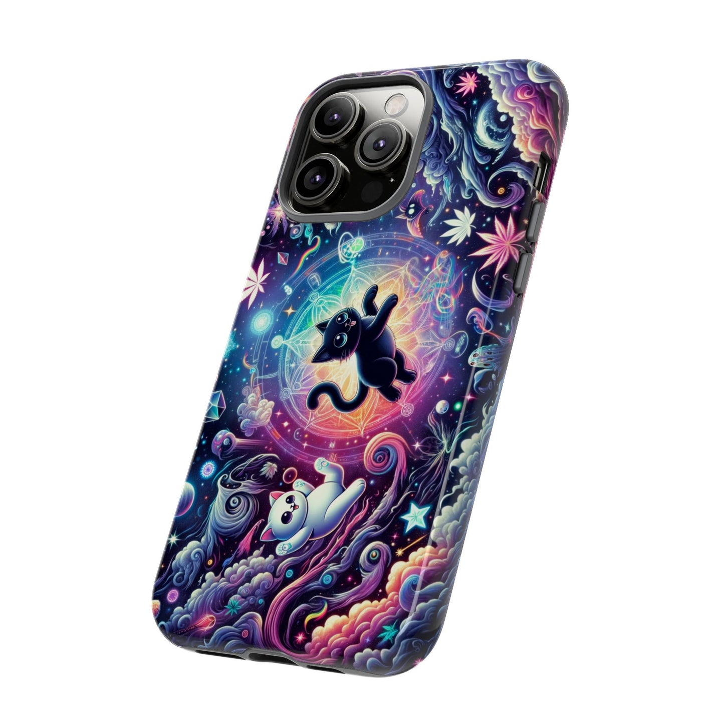 Cat Space Weed Magic Phone Case