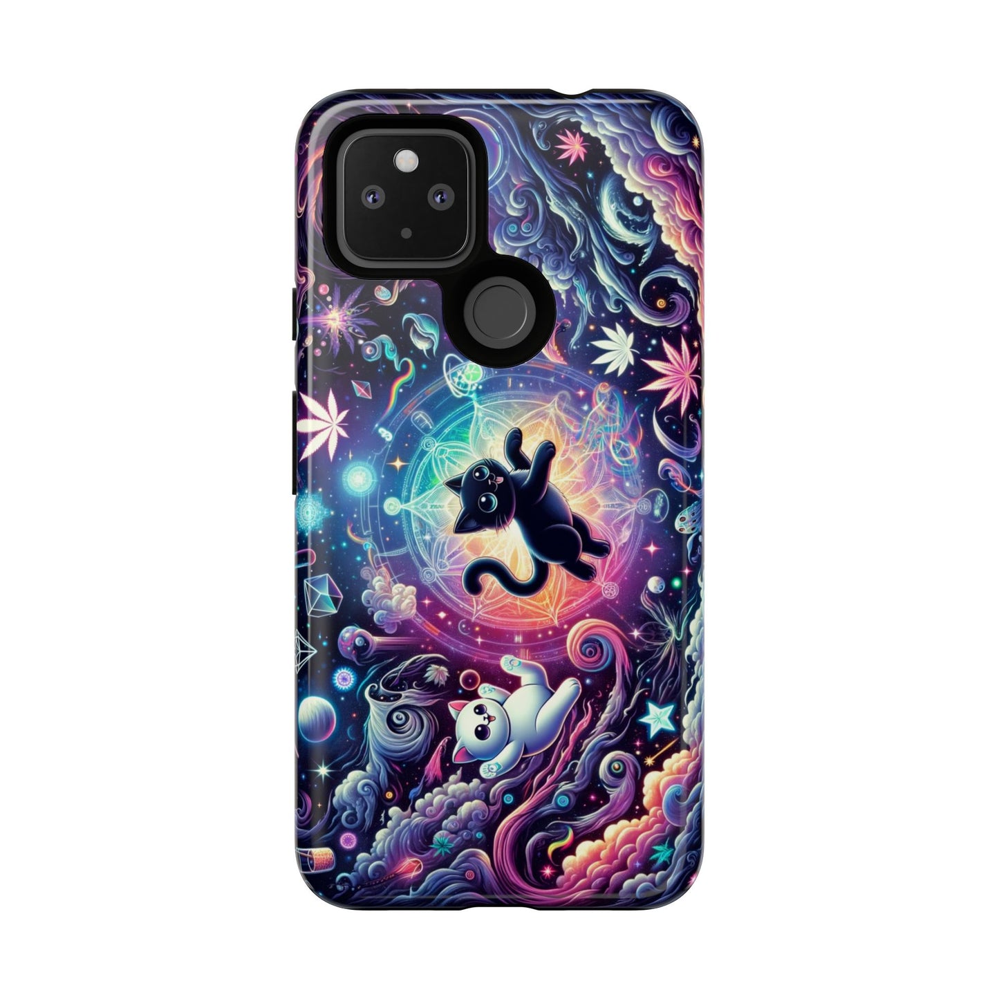 Cat Space Weed Magic Phone Case