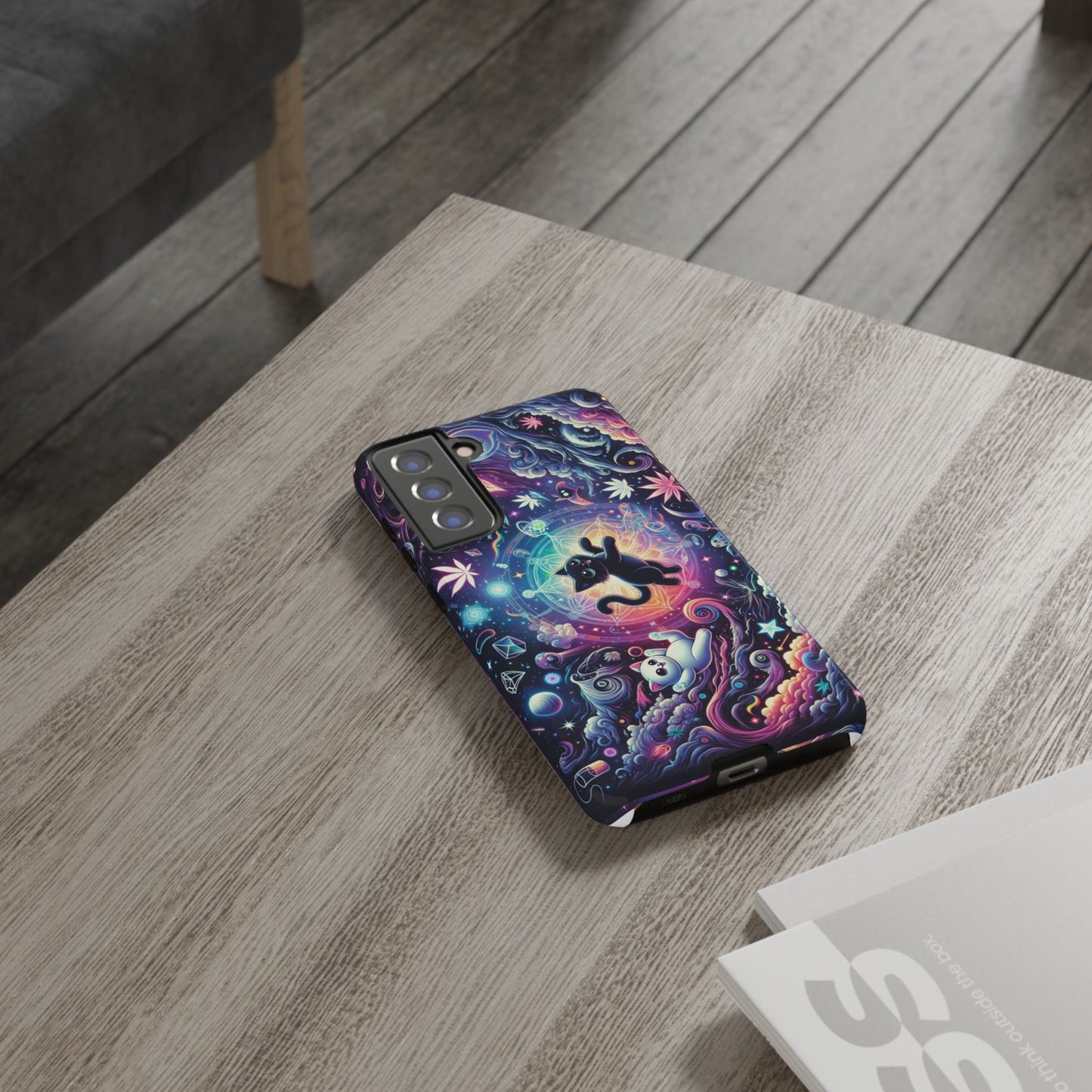 Cat Space Weed Magic Phone Case