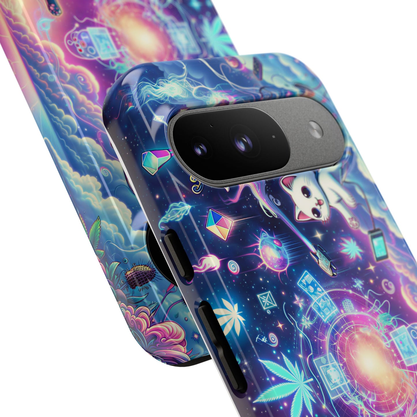 Cat Space Weed Magic Phone Case 2