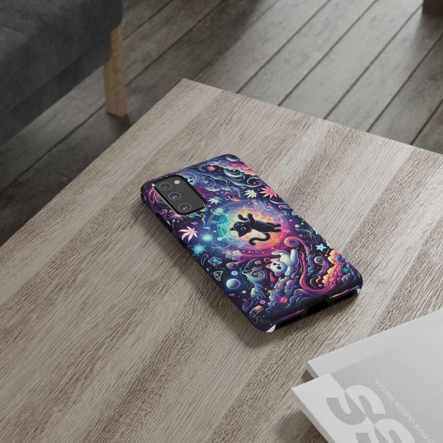 Cat Space Weed Magic Phone Case