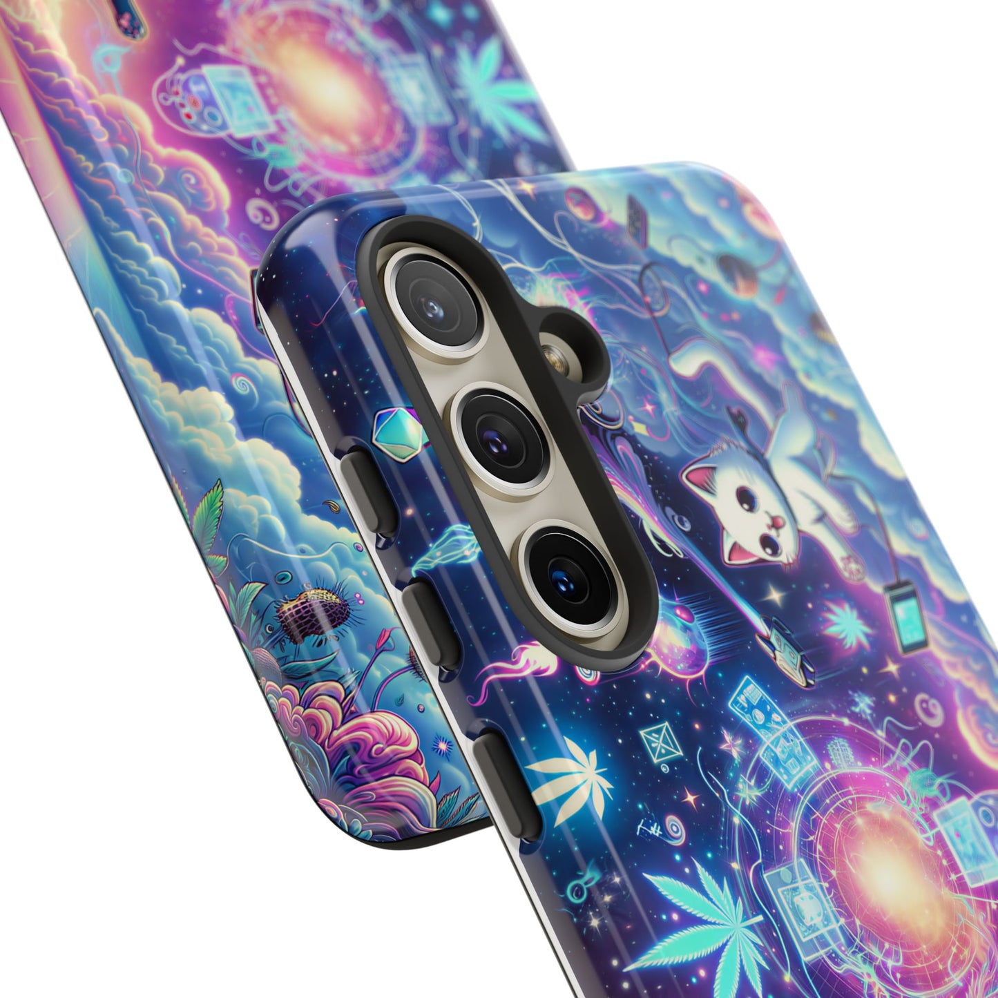Cat Space Weed Magic Phone Case 2