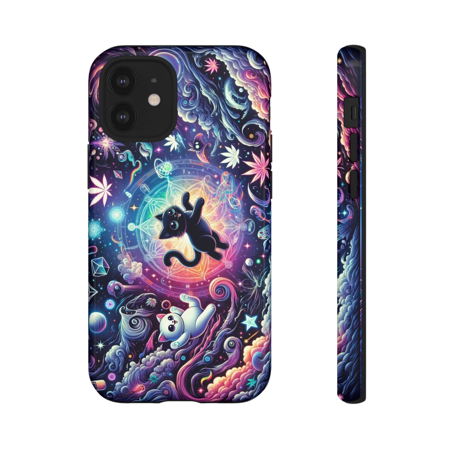 Cat Space Weed Magic Phone Case